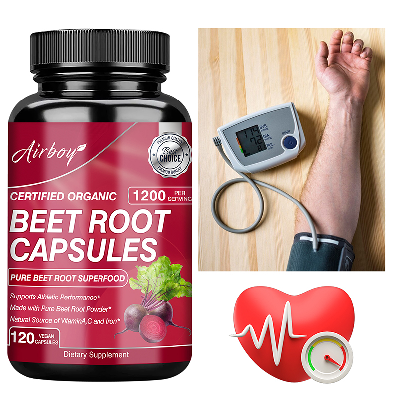 Valerian Root Capsule - ビートルートカプセル - 健康的な血圧を維持し、血液循環を促進し、運動能力を向上させます