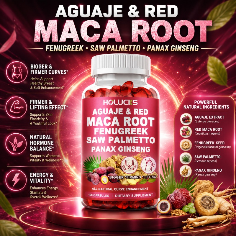 Valerian Root Capsule - 天然アグアヘ＋フェヌグリークカプセル、マカ、ノコギリヤシ、高麗人参配合、ヒップとバストを大きくする、引き締め＆リフトアップ効果あり