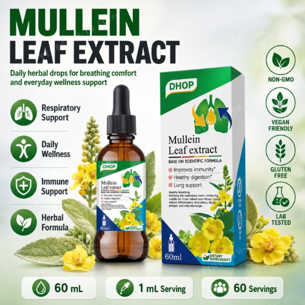 Herbal Wellness - マレイン葉エキス液 60ml、甘草根と黄耆根を配合したハーブ液体サプリメント、大人のための毎日の健康サポート