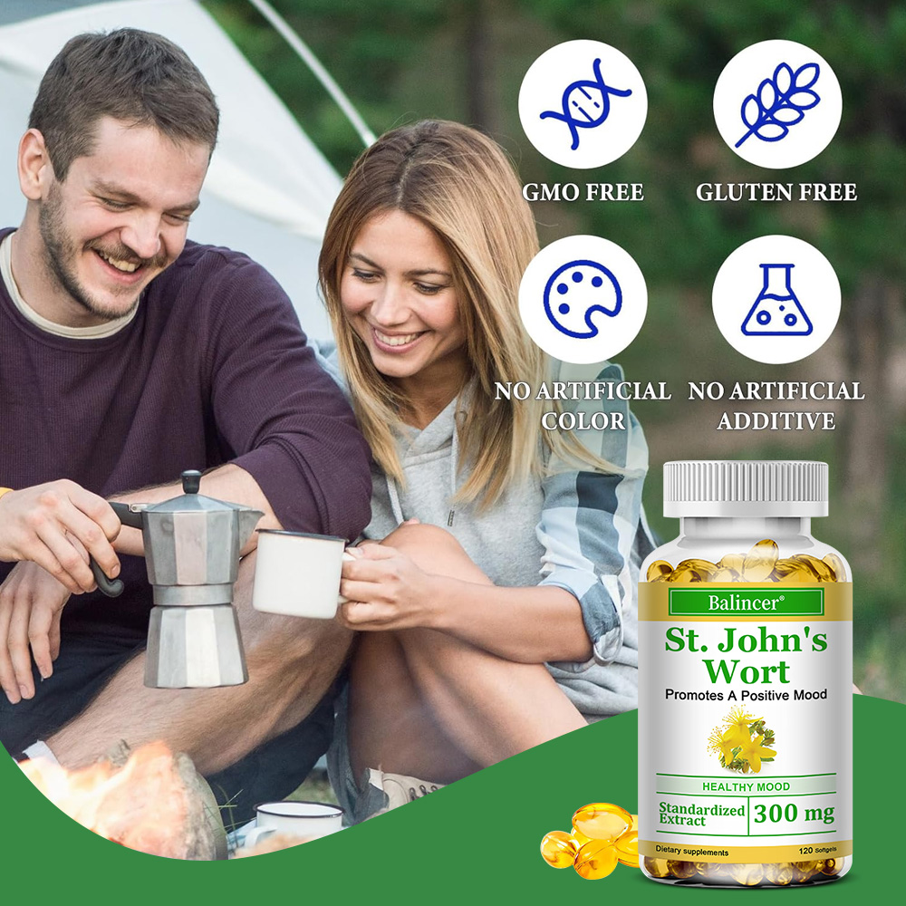 セントジョーンズワートエキスカプセル300mg、天然ハーブサ - Herbal Wellness Water のレビューと価格