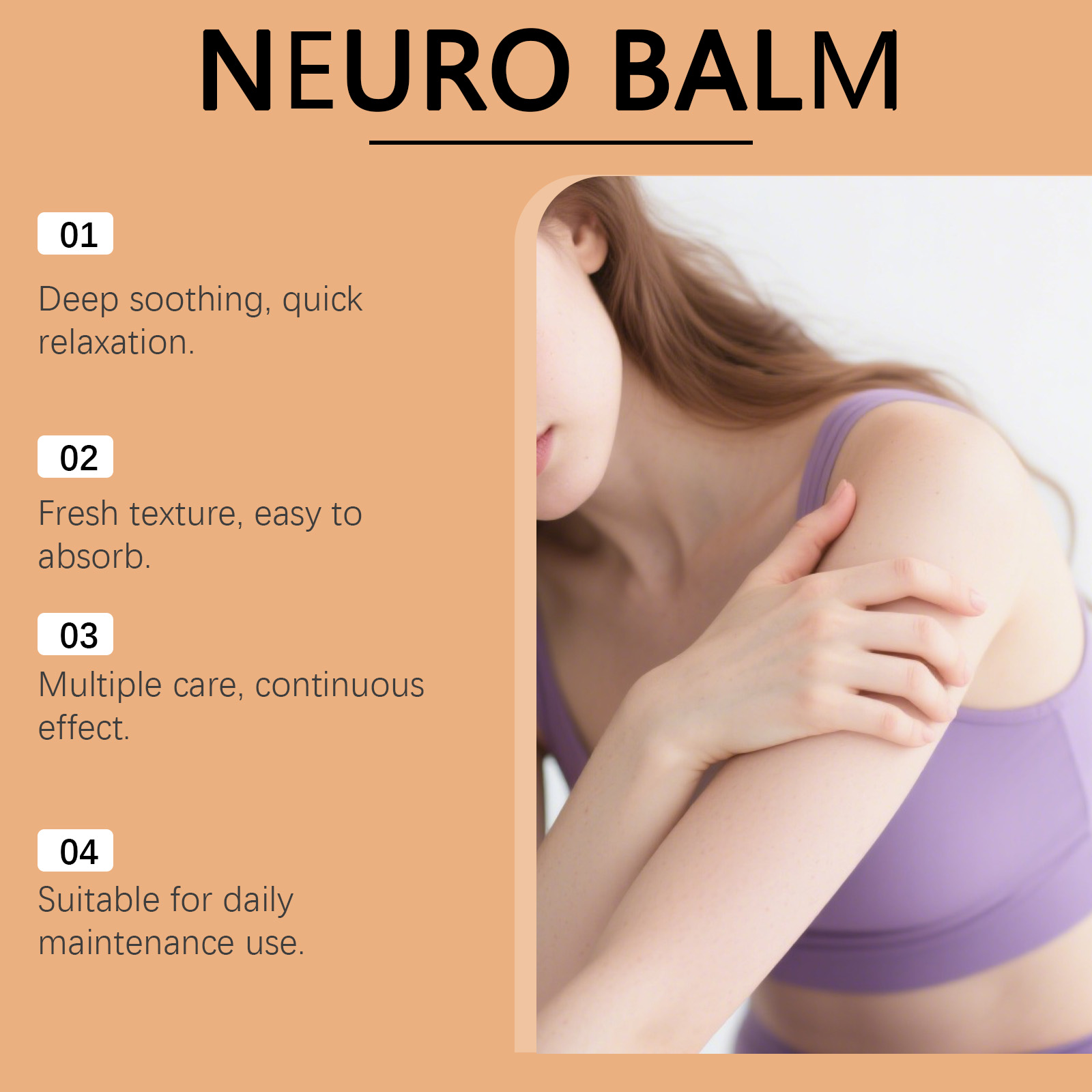 関節マッサージ用鎮静バーム、神経痛、膝、肩の不快感を和らげる - Herbal Wellness のレビューと価格