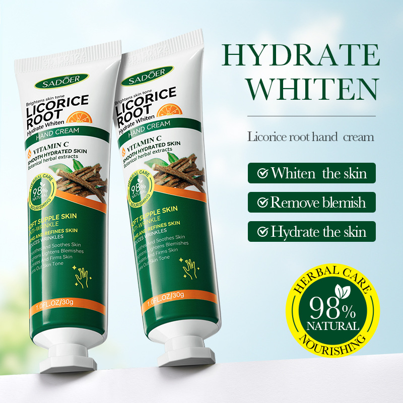 3/5 個 SADOER 甘草根ビタミン C ハンドクリーム - Licorice Root Sticks のレビューと価格