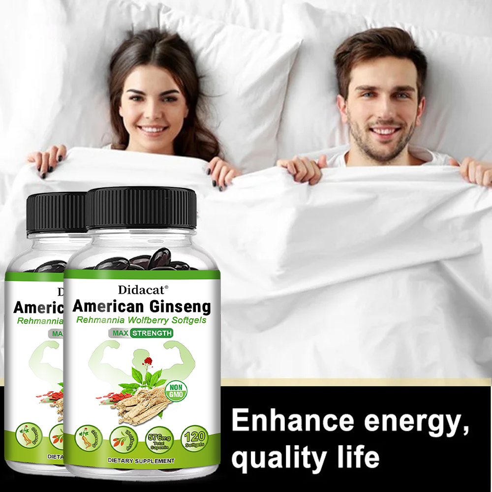 アメリカ人参カプセル、天然ハーブの毎日のサプリメント、エネル - Herbal Wellness Water のレビューと価格