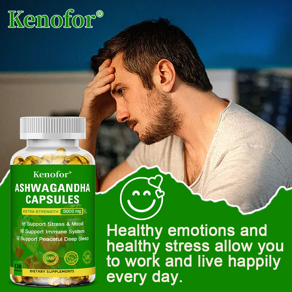 アシュワガンダ複合カプセル 2300mg、5-in-1 ハー - Herbal Wellness Water のレビューと価格