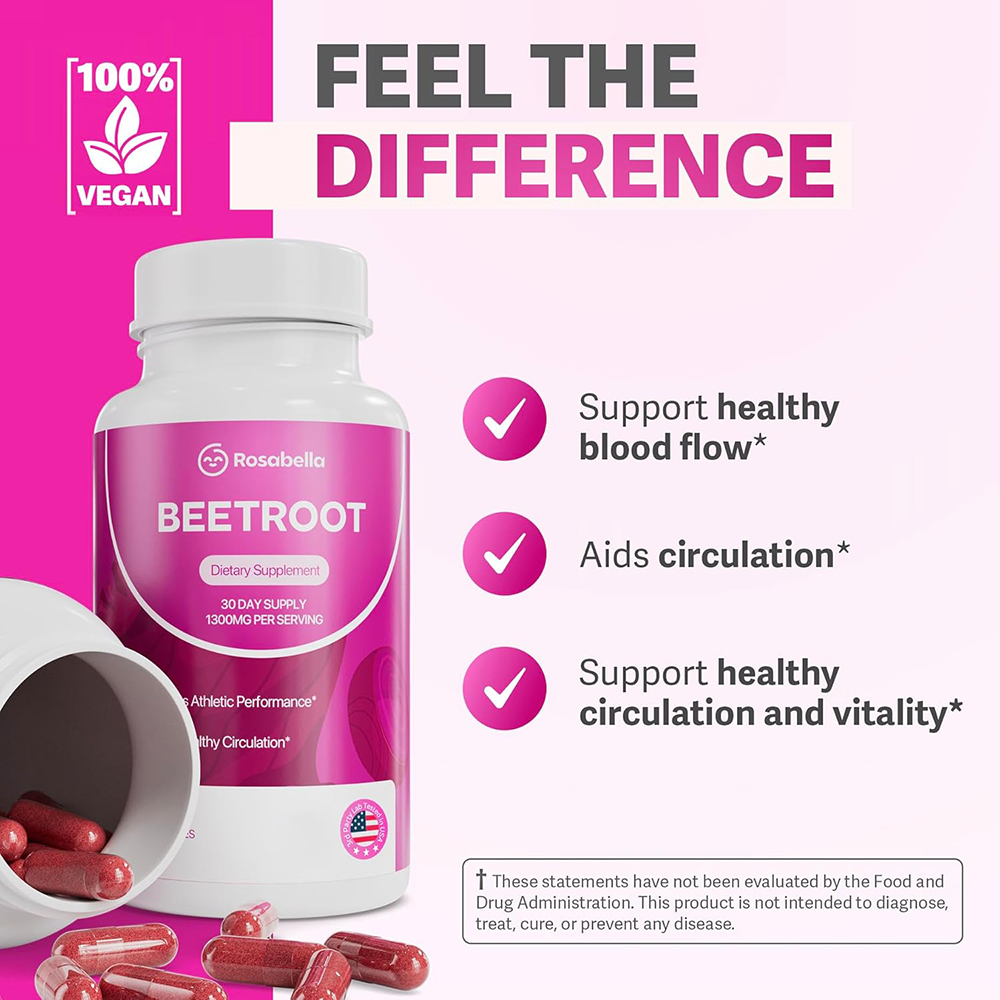 有機ビートルートカプセル - 1300mg ビートルートパウ - Valerian Root Capsule のレビューと価格