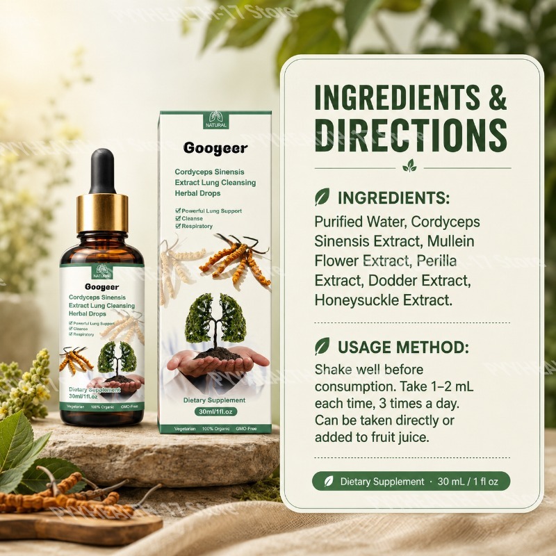 グーガーコーディセプスドロップスハーバルリキッドサプリメント - Herbal Wellness Water のレビューと価格