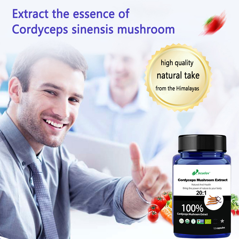 冬虫夏草エキスカプセル、脳のエネルギー、免疫、呼吸器系と心臓 - Herbal Wellness Water のレビューと価格